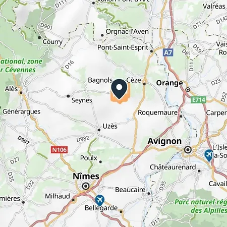 빌라 Des 3 Roches Proche D'uzes Pougnadoresse